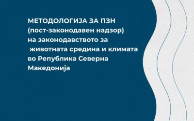 Методологија за ПЗН (пост-законодавен надзор) на законодавството за животната средина и климата во Република Северна Македонија